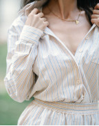 Сет SUMMER STRIPE RELAXED HONEY YELLOW 