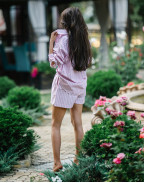 Сет SUMMER STRIPE RELAXED PINK