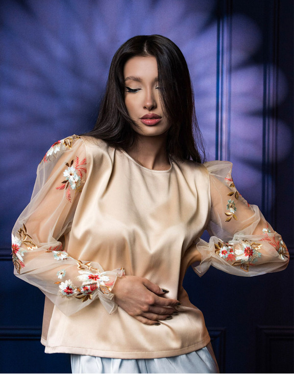 Дамска блуза TIFFANY CAMEL