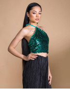 Кроп топ TURQUOISE GLOW