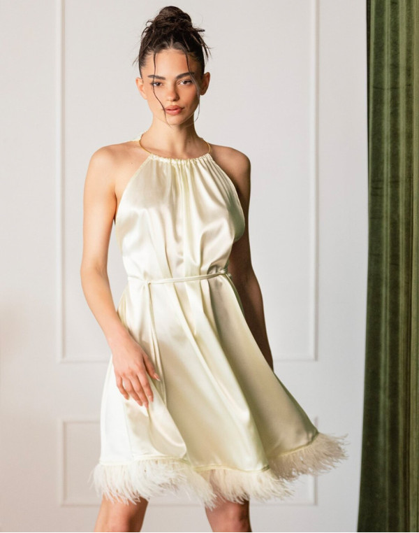 Рокля ELLE MOCHA LIME