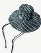 Асиметрична бъкет шапка JADE BLUE