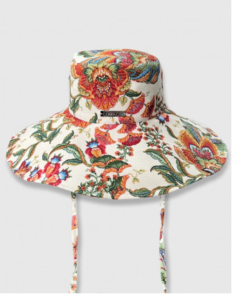 Асиметрична бъкет шапка JADE FLORAL