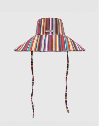 Асиметрична многоцветна бъкет шапка JADE