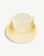 Бъкет шапка GINA LINEN BUTTER YELLOW
