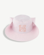 Бъкет шапка GINA LINEN PINK PASSION
