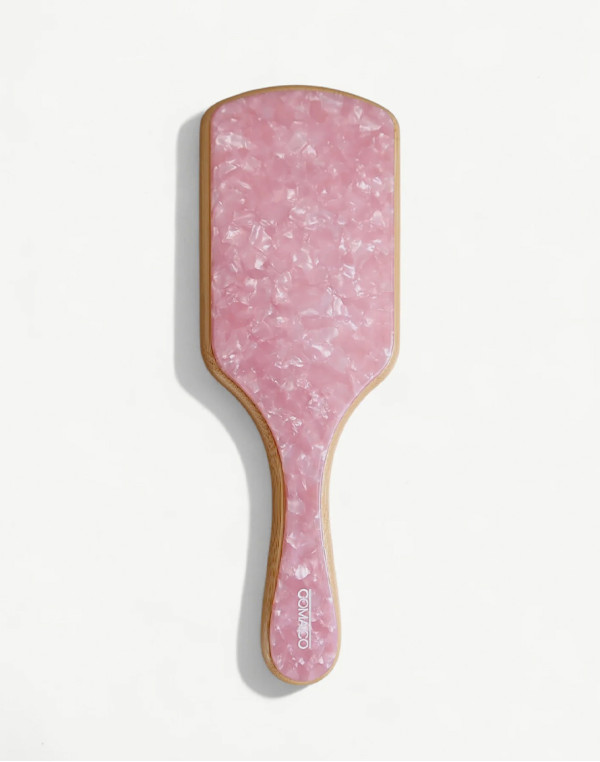 Голяма бамбукова четка за коса PINK SUGAR