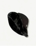 Кашмирена вълнена шапка BLACK CASHMERE