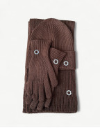 Комплект от мериносова вълна CHOCOLATE