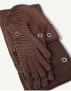 Комплект от мериносова вълна CHOCOLATE