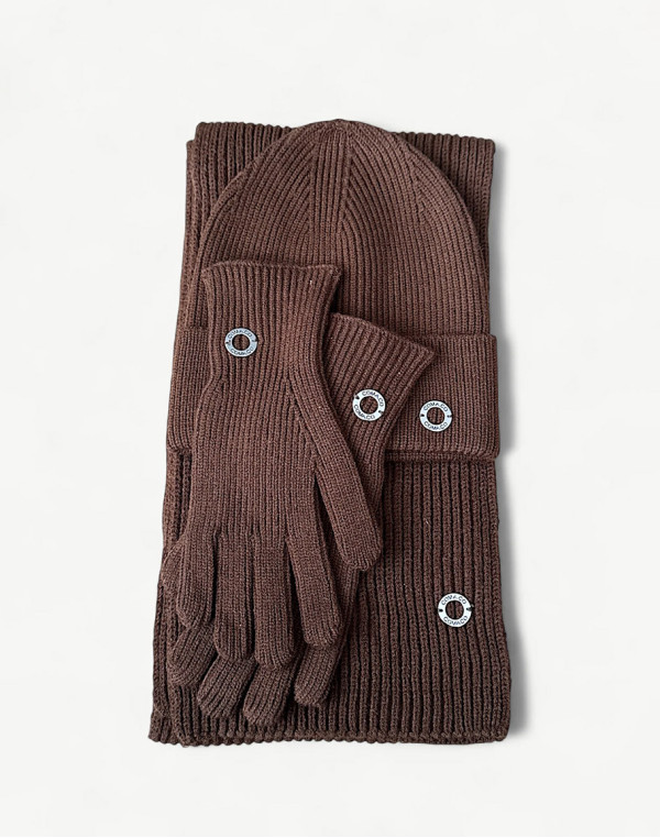 Комплект от мериносова вълна CHOCOLATE