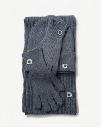 Комплект от мериносова вълна GREY