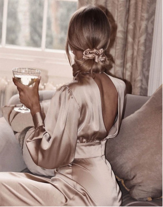 Ластик за коса DUCHESS SATIN PETITA