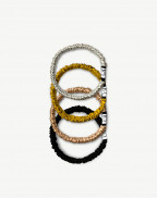 Сет ластици за коса MINIMA AMBER