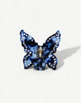 Шнола за коса BUTTERFLY MINI MIDNIGHT BLUE