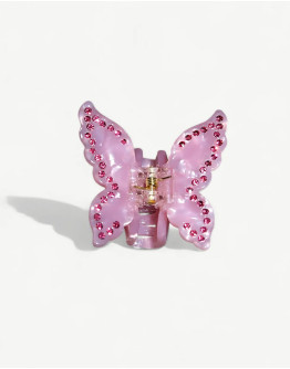 Шнола за коса BUTTERFLY MINI PINK SUGAR