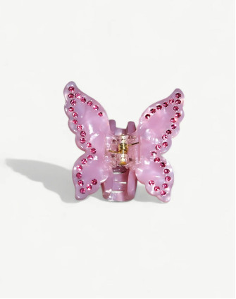 Шнола за коса BUTTERFLY MINI PINK SUGAR