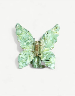Шнола за коса BUTTERFLY XL PISTACHIO CREAM
