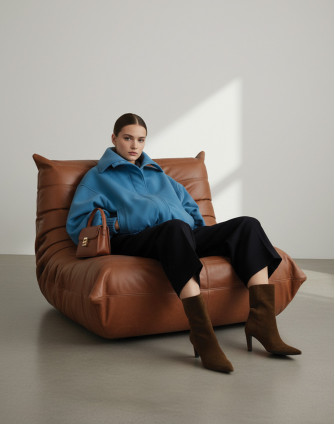 Бомбер от мерино