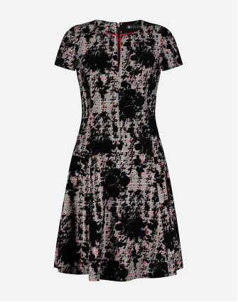 Разкроена рокля флок