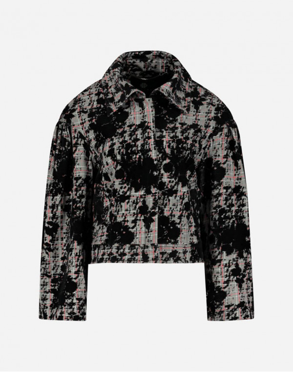 Яке с ръкав тип чадър флок