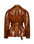 Кожен къс шлифер OCHRA