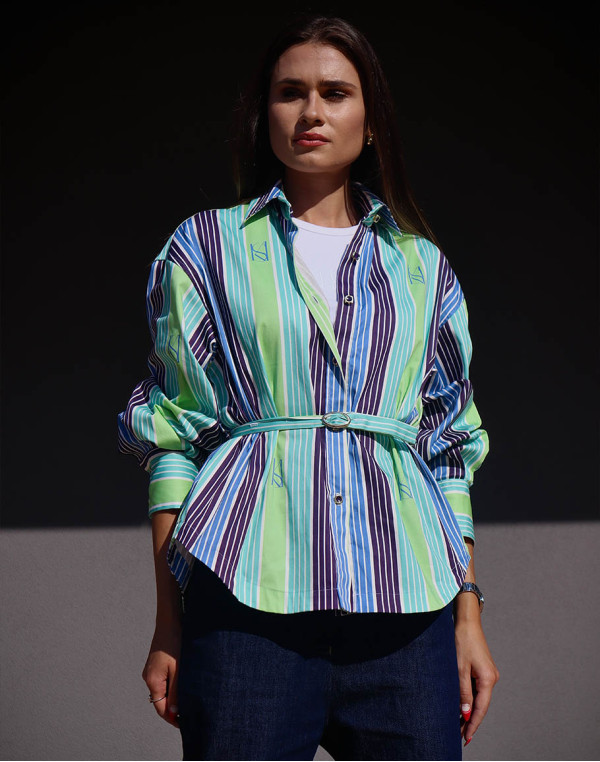 Риза IRIS COLOR STRIPE