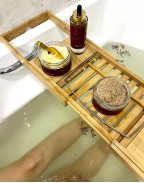 Натурални подхранващи и релаксиращи соли за вана с шафран
