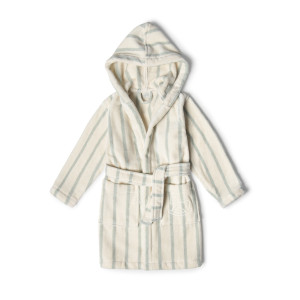 Детска велурена хавлия MINT STRIPE