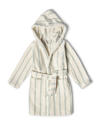 Детска велурена хавлия MINT STRIPE