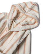 Детска велурена хавлия PINK STRIPE
