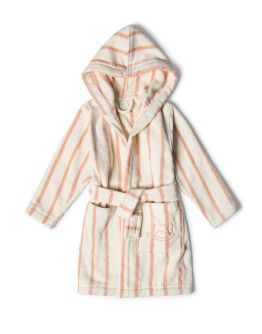 Детска велурена хавлия PINK STRIPE