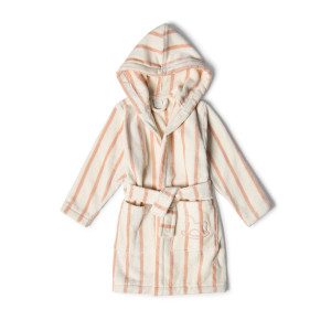 Детска велурена хавлия PINK STRIPE