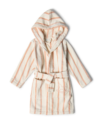 Детска велурена хавлия PINK STRIPE