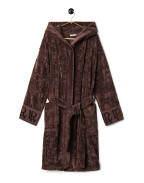 Велурен халат BROWN