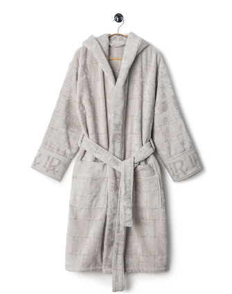 Велурен халат GRAY