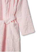 Велурен халат PINK