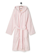 Велурен халат PINK