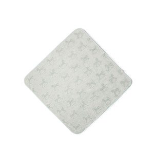 Велурена бебешка кърпа MINT 100/100