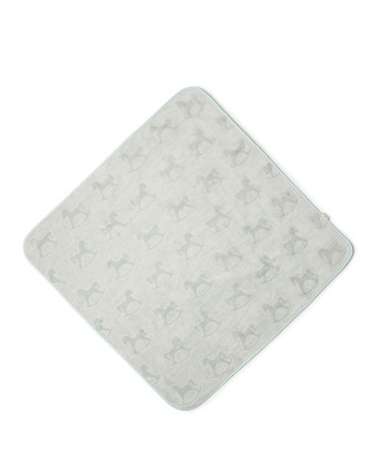 Велурена бебешка кърпа MINT 100/100