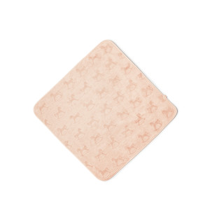 Велурена бебешка кърпа PINK 100/100