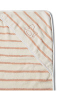Велурена бебешка кърпа PINK STRIPE 100/100