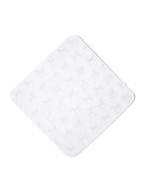 Велурена бебешка кърпа WHITE 100/100