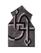 Велурена кърпа за баня BLACK AND GREY 40Х60