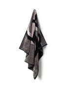 Велурена кърпа за баня BLACK AND GREY 60Х100