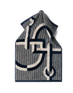 Велурена кърпа за баня NAVY AND BEIGE 40Х60