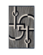 Велурена кърпа за баня NAVY AND BEIGE 60Х100