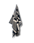 Велурена кърпа за баня NAVY AND BEIGE 90X150