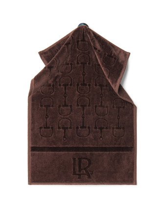 Велурена кърпа за баня BROWN 40X60