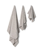 Велурена кърпа за баня GRAY 95X150